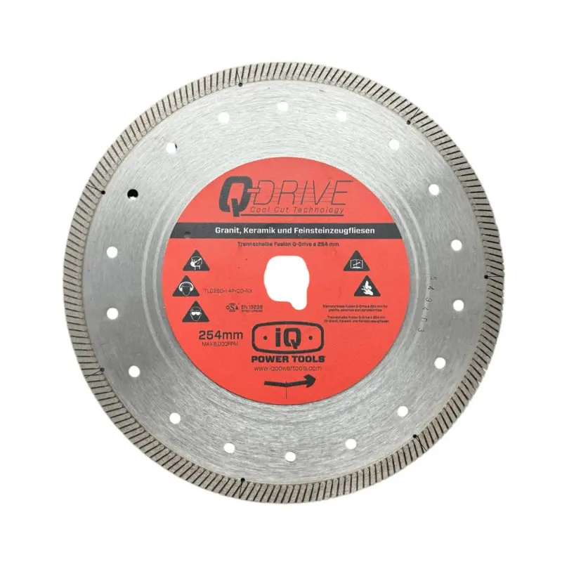 10-Inch X 0.060-Inch Q-Drive Plus Diamond Tile Cutting Blade 1