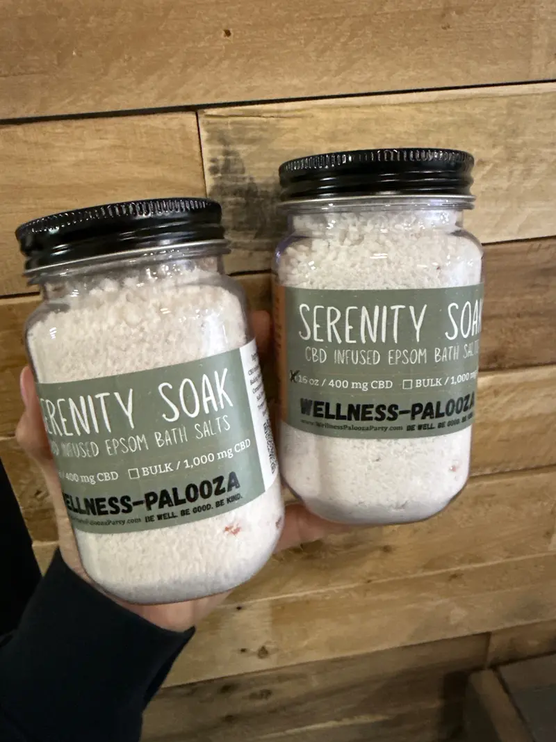 16 Oz Jar Of Botanical Bath Salts | Wellness Palooza 1
