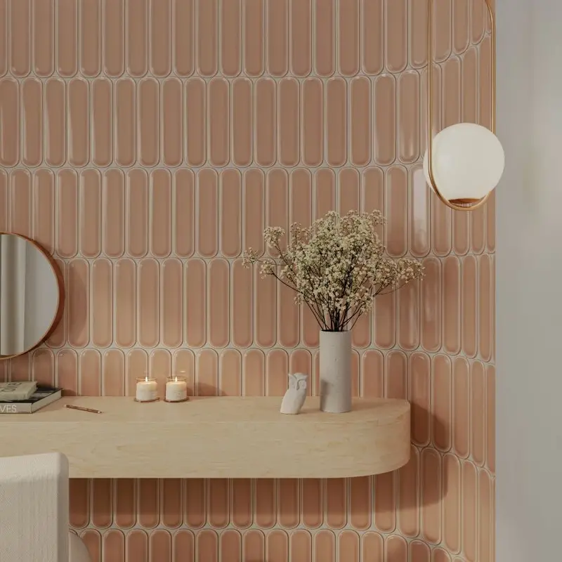 Aquarelle Toffee Mosaic Tile – Sqm Collection, Made In Spain 1