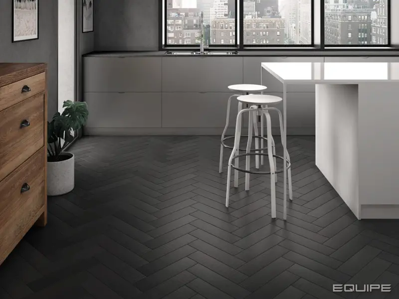 Babylone Perle Noir Indoor/Outdoor Ceramic Mosaic Tile Per Square Meter 1