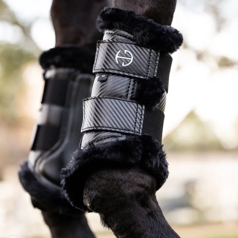 Carbon Tech Black Brushing Boots With Breathable Lining 1