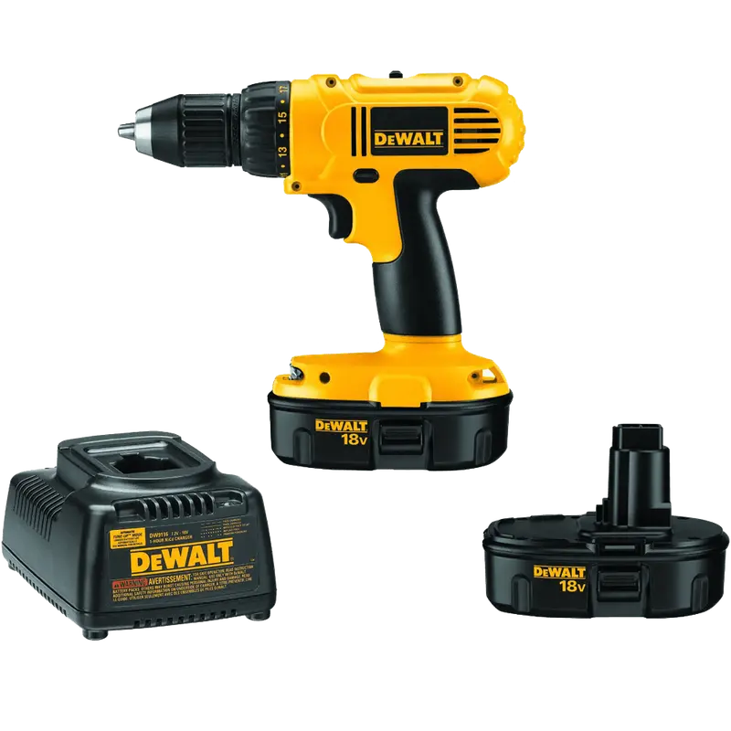 Dewalt Dc970K-2 18V Cordless Drill-Driver Kit With Keyless Chuck 1
