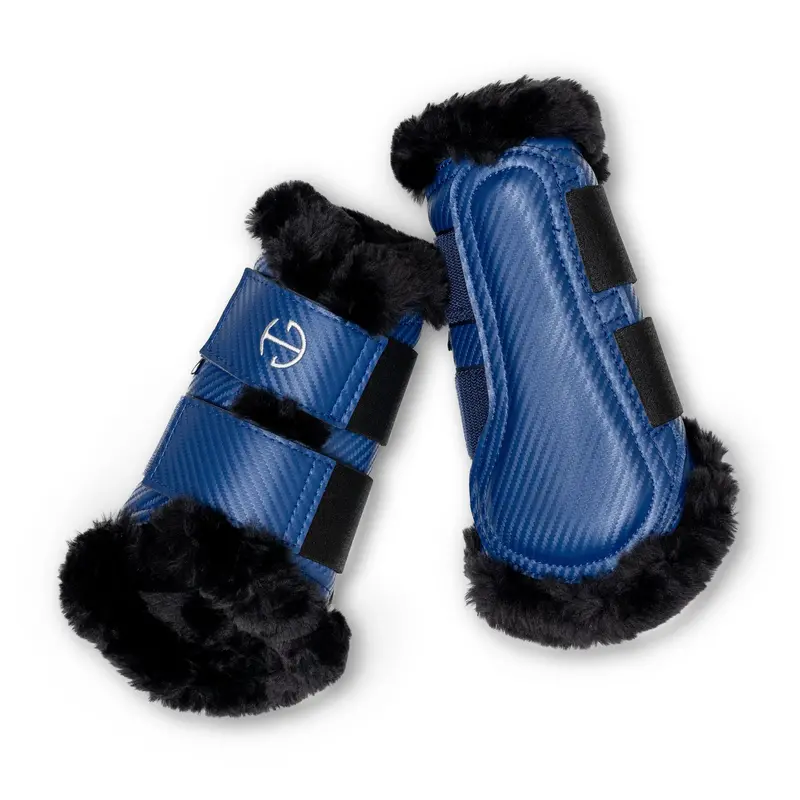 Halter Ego® Royal Blue Brushing Boots 1