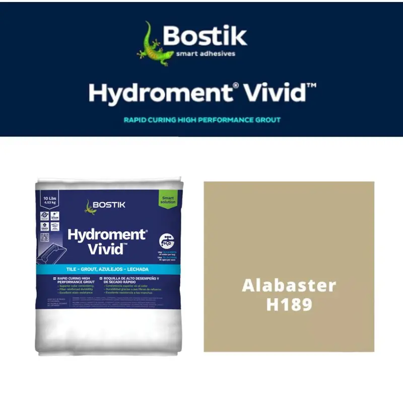 Hydroment Vivid Rapid-Cure Cement Grout – 10 Lb Bag 1