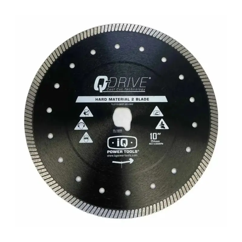 Iq Power 10-Inch Q-Drive Turbo Diamond Blade For Dry Cutting Hard Materials 1