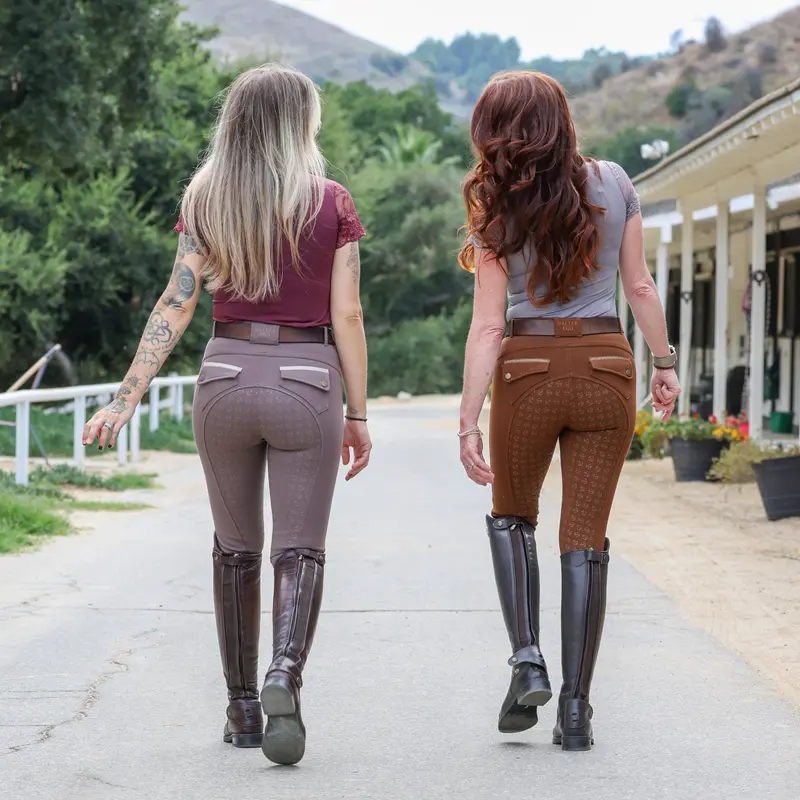 Kimberly Taupe Full-Seat Riding Breeches 1
