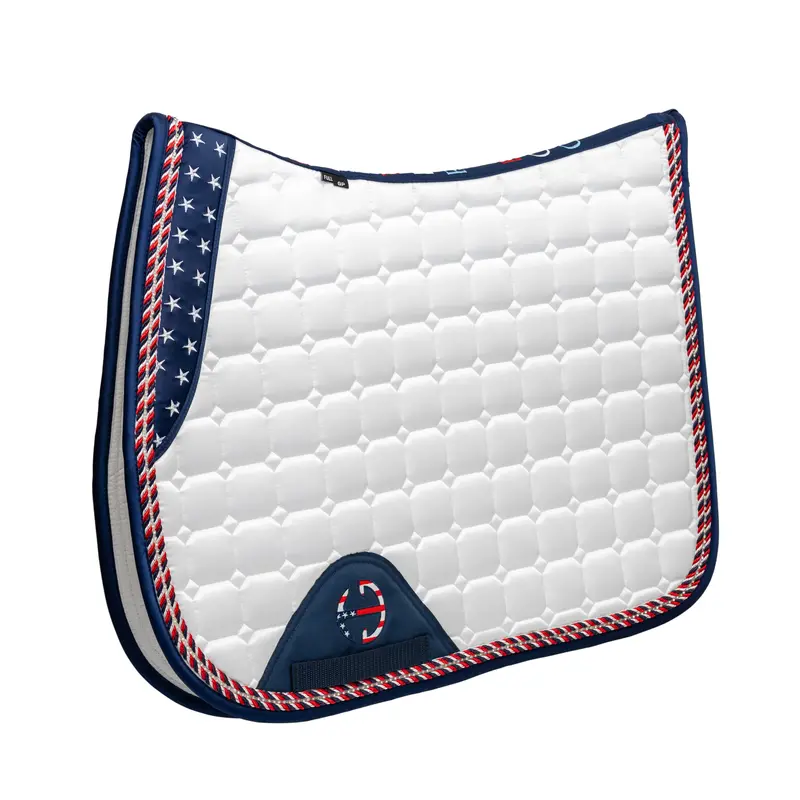 Limited Edition Team Usa Satin Jump Saddle Pad 1
