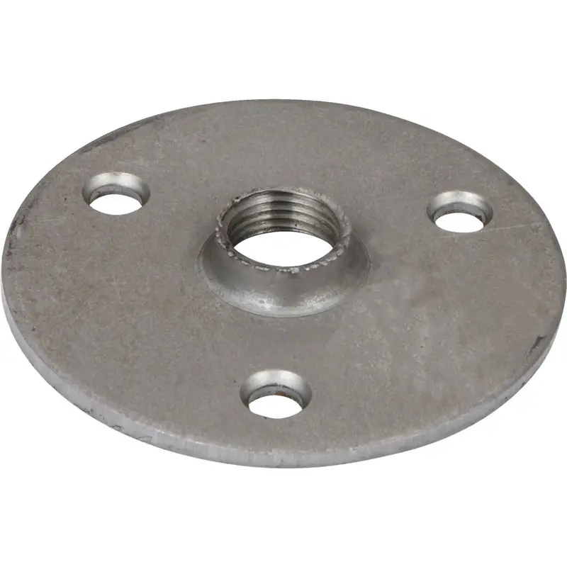 Master Manufacturing Galvanized Floor Flange – 1/2" Steel Pipe Mounting Bracket 1
