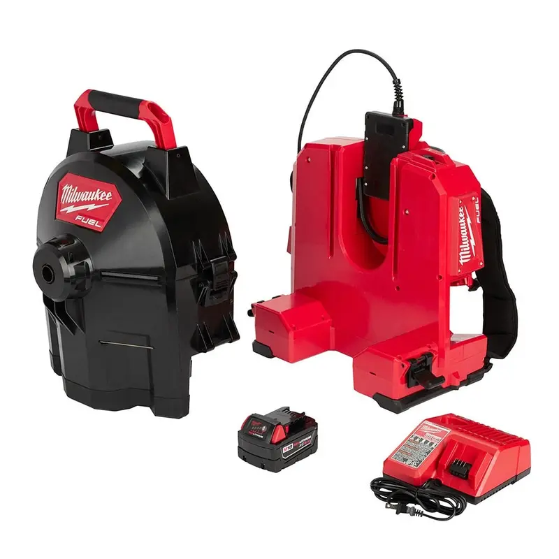 Milwaukee M18 Fuel Switch Pack Sectional Drum Drain Cleaner 1