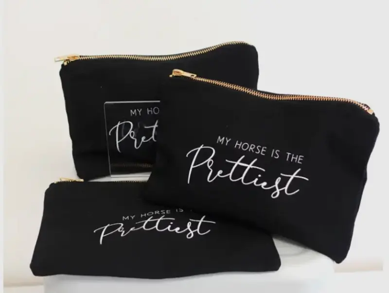 My Horse Is The Prettiest – Zippered Cosmetic Pouch 1