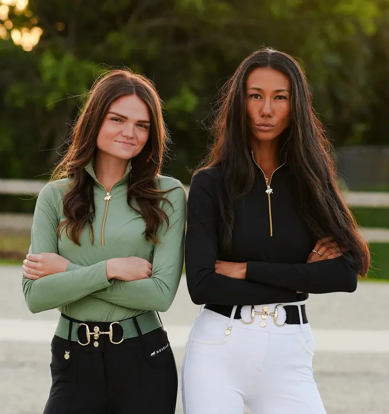 Novella Perforated Zip Jacket – Modern Equestrian Style 1