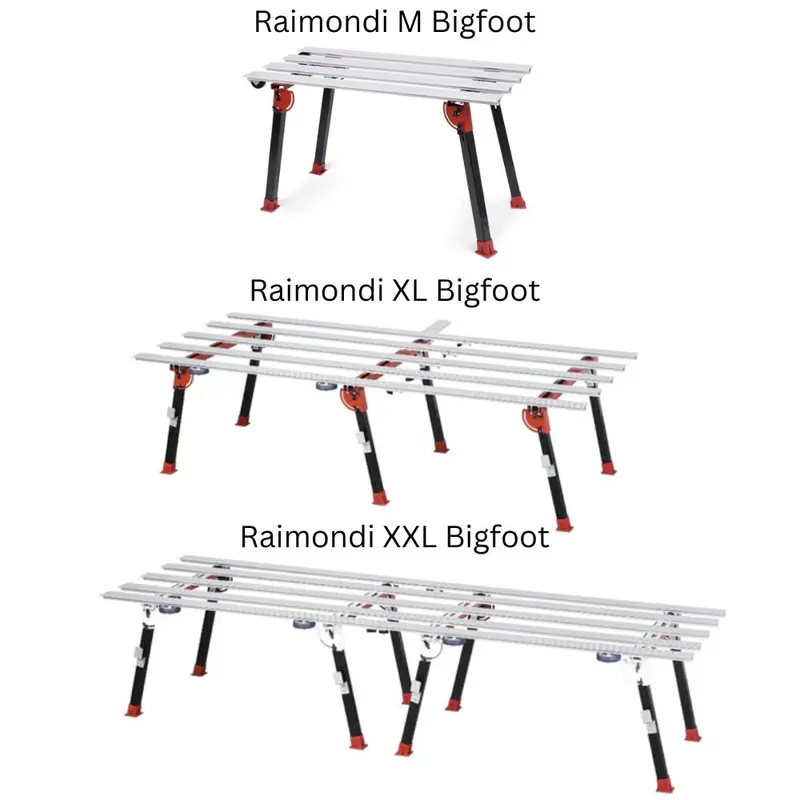 Raimondi Bigfoot Workbench – Heavy-Duty Tile Support Station 1