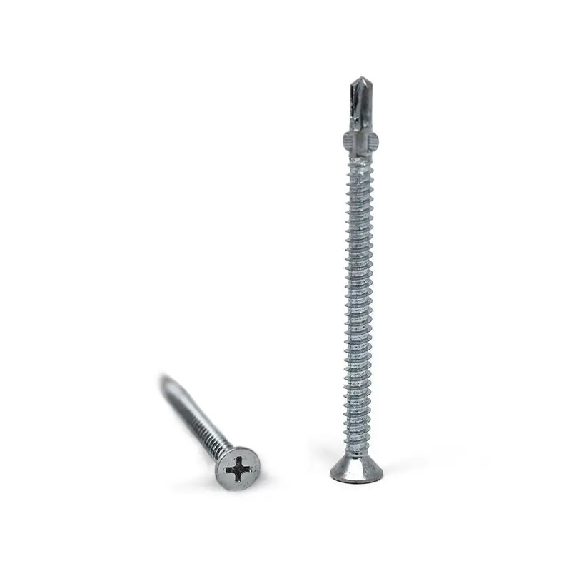 Rapid Recess Rrscr8 Self-Drilling Screws: 2 3/4" Wood-To-Metal Fasteners 1