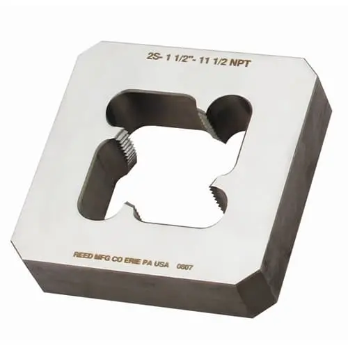Reed 2Sp1 Npt Pipe Die – 1.5 Inch, 4X4 Configuration 1