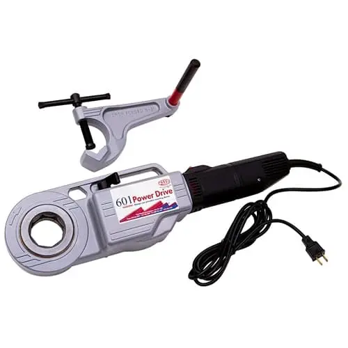 Reed 601Pd 110V Power Drive With Integrated Vise And Storage Box 1