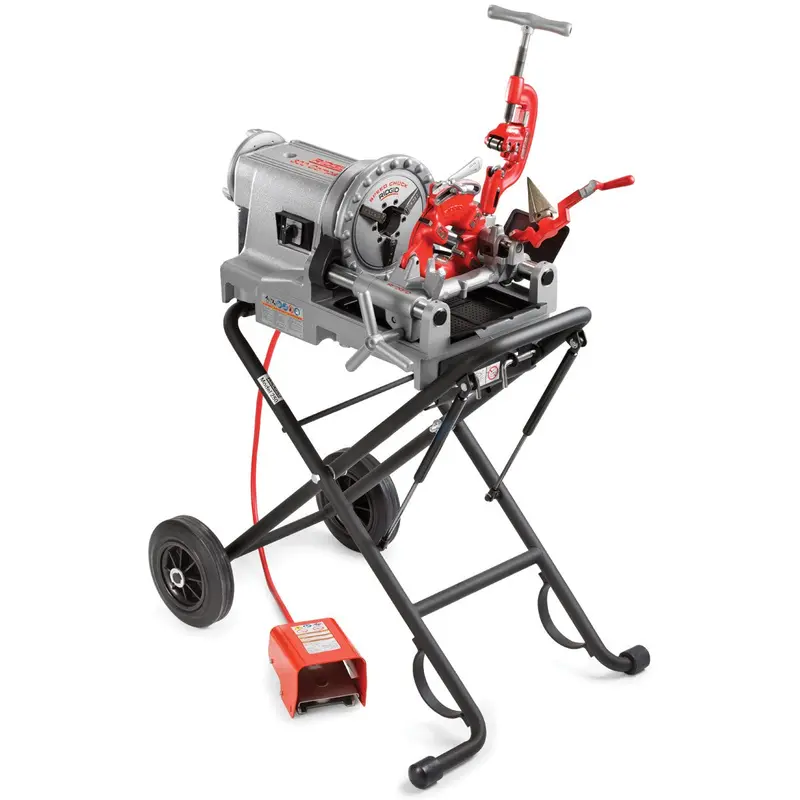 Ridgid 300 Compact Pipe Threading Machine — 52 Rpm With Integrated 250 Stand 1