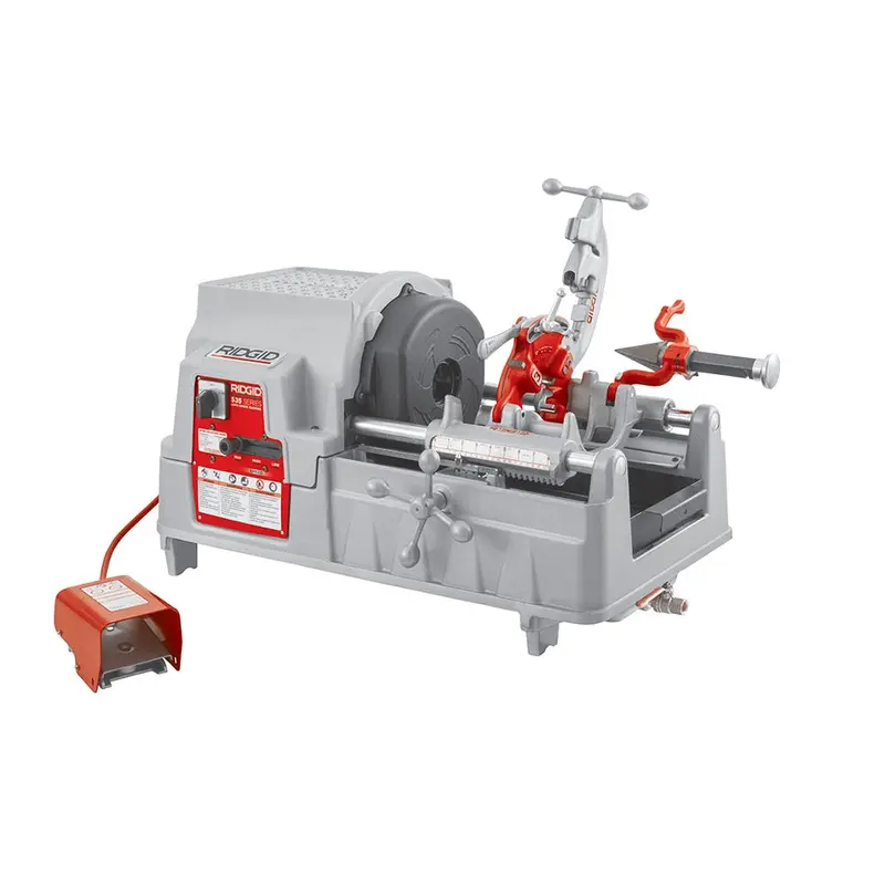 Ridgid 535A Automatic Pipe Threading Machine — 1/8" To 2" Capacity With Dual Die Sets And Die Head 1