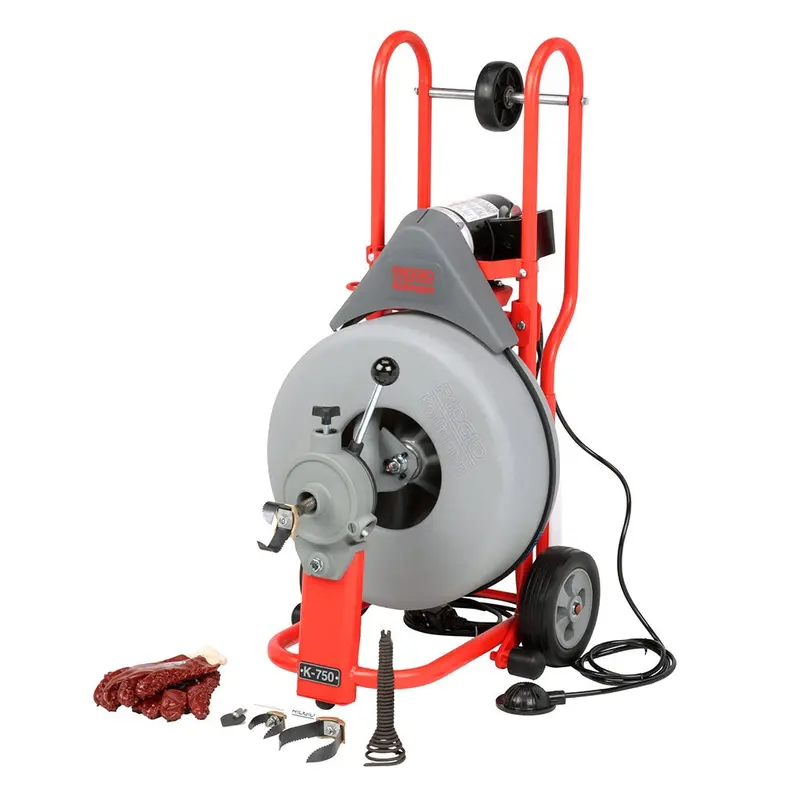 Ridgid K-750 Autofeed Drain Cleaner – Includes C-100 Cable & Smart Feed System 1