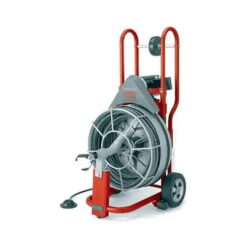Ridgid K750R Drum Machine – 115V, 5/8" X 100' Cable For Professional Drain Clearing 1