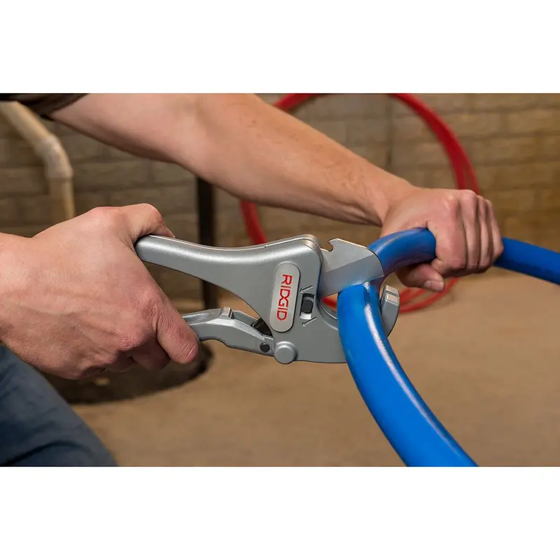 Ridgid Rc-1625 Ratchet Pipe Cutter For Pvc, Pex, Pe, And Pb Tubing (1/8"–1-5/8") 1