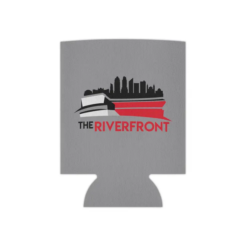 Riverfront Branded Koozie – Reusable Beverage Sleeve 1