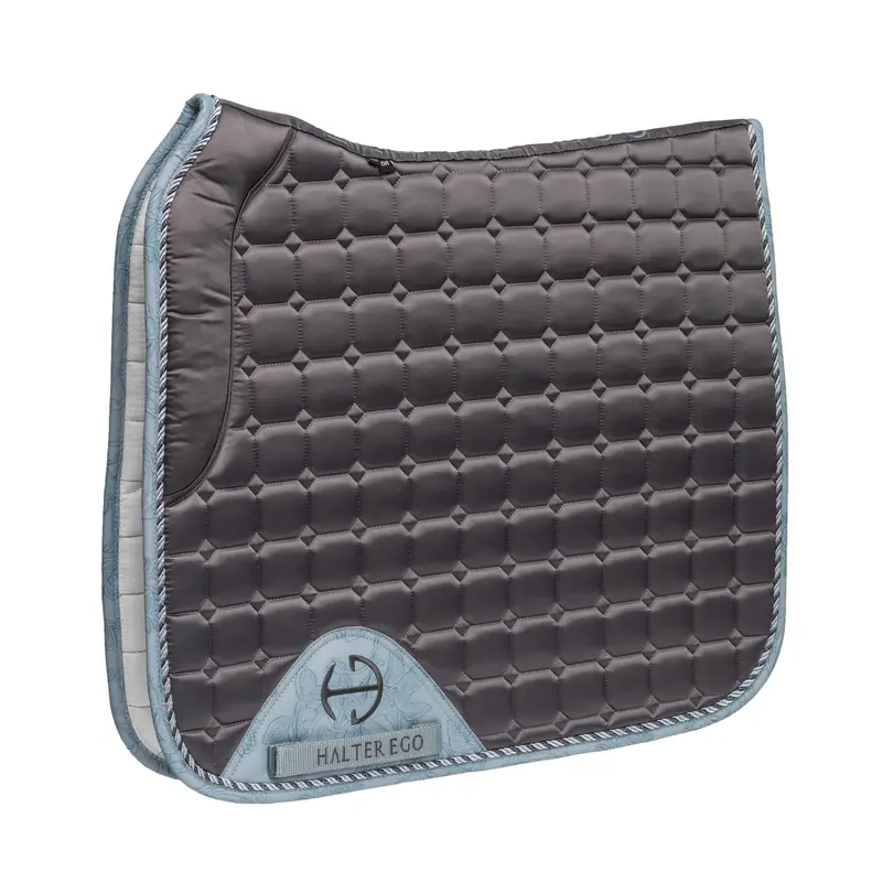 Romance Collection Satin Dressage Pad – Slate Luxe (Full) 1