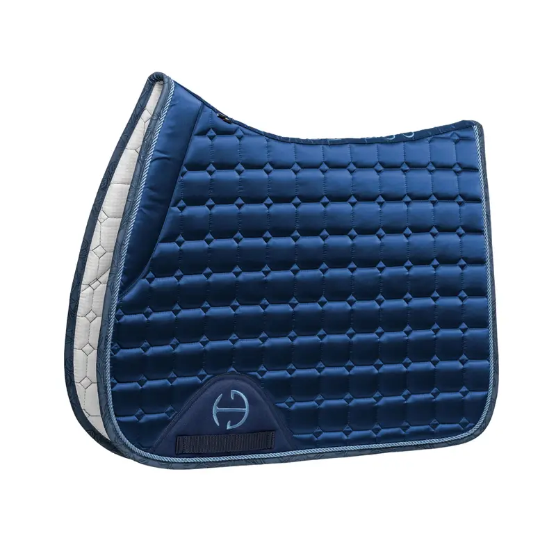 Satin Classic Prussian Blue Jump Saddle Pad 1
