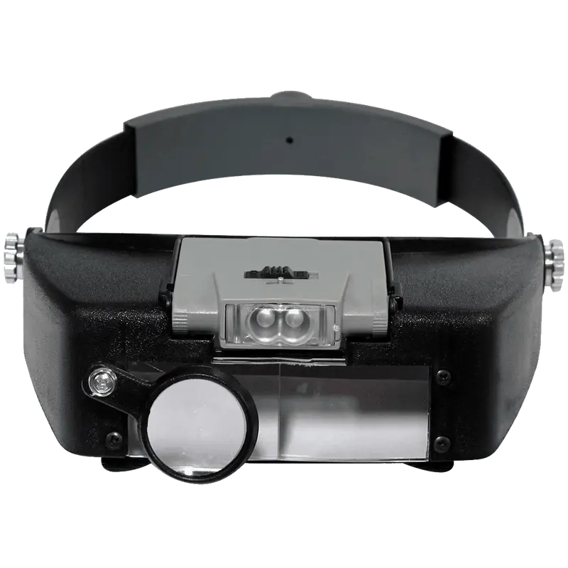 Se Mh1047L Illuminated Led Binohead Magnifier With Dual Power Sources 1