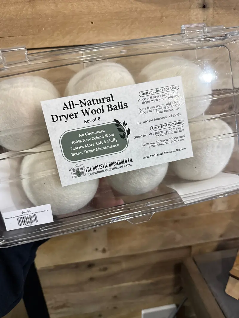 Set Of 6 All-Natural Wool Dryer Balls | Wellness Palooza 1