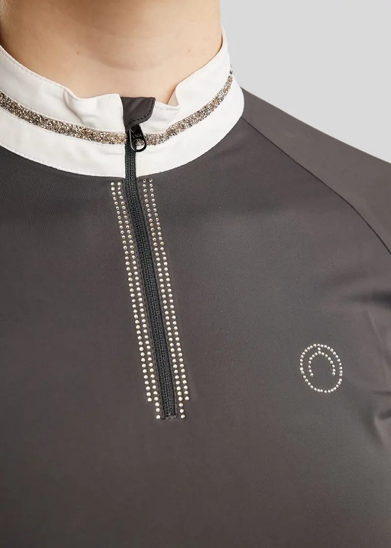 Slate Grey Montar Molila Competition Show Shirt 1