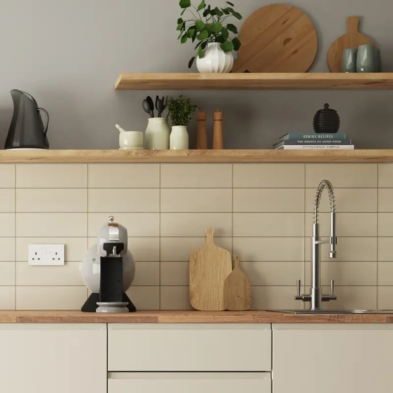 Urban Ivory Matte Surface Porcelain Tile - Sqm 1