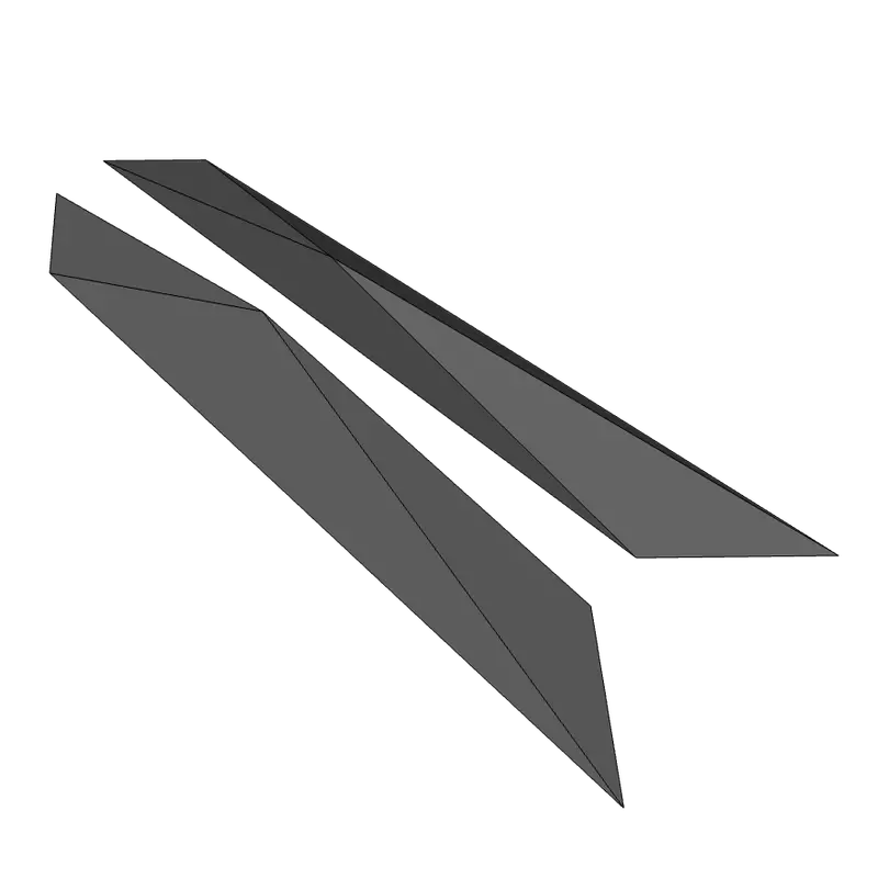 Usable Surfaces Bunny Ears #08 – Extra-Wide Strip Panel (94×13 In) 1