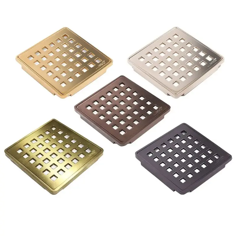 Wedi Fundo Square Drain Cover Options 1