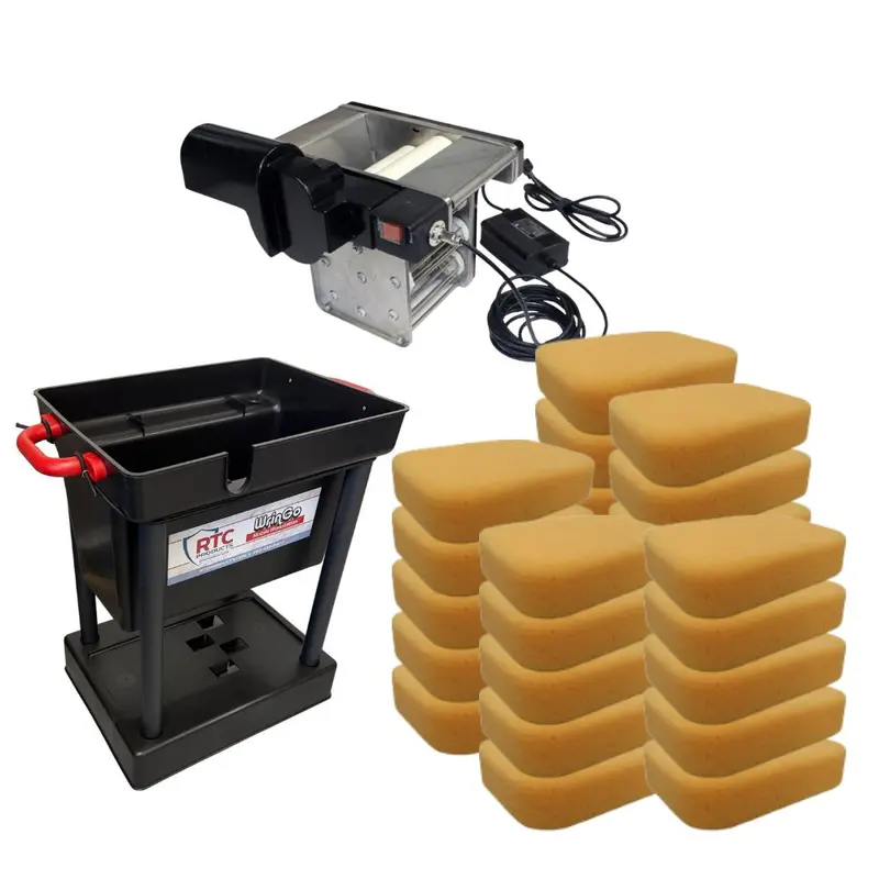 Wringo Automatic Sponge Machine Bundle – Includes 25 Hydra Xl Sponges 1