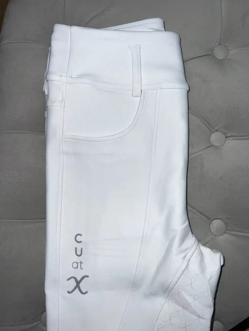 X-Factor White Compression Breeches 1