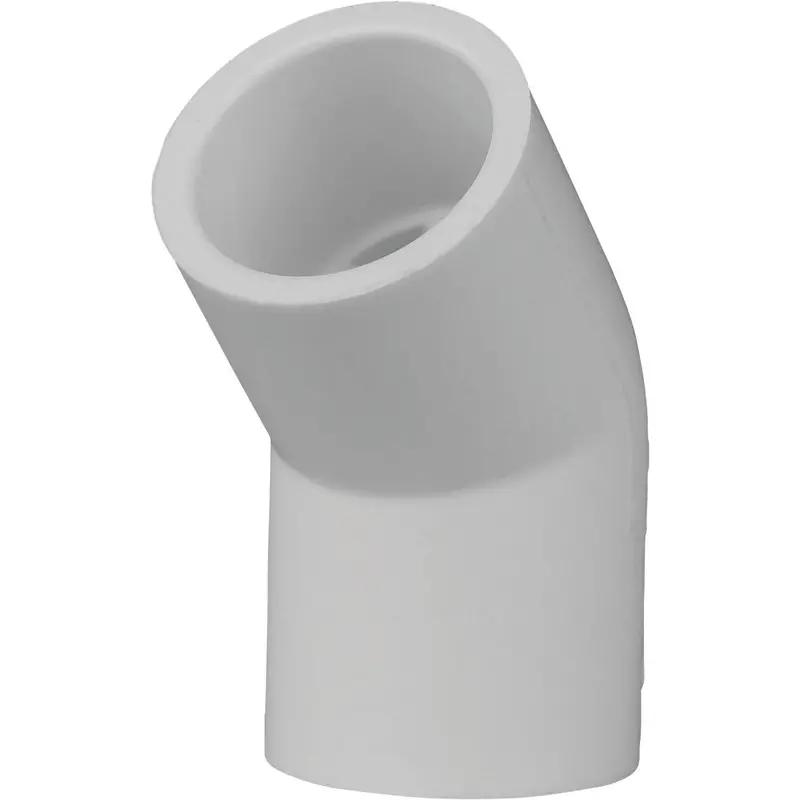 Charlotte Pipe 1/2-Inch Schedule 40 Pvc 45° Slip-To-Slip Elbow 1