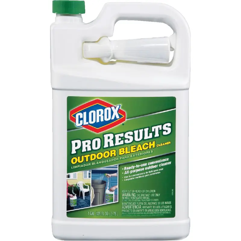 Clorox Pro Results Outdoor Bleach – Ready-To-Use 128-Ounce Formula For Patios & Decks 1