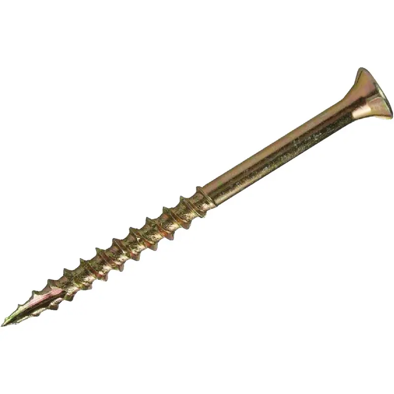 Grip-Rite Star Gold Construction Screws – #10 X 3-1/2 In., Flat Head, 52-Count 1