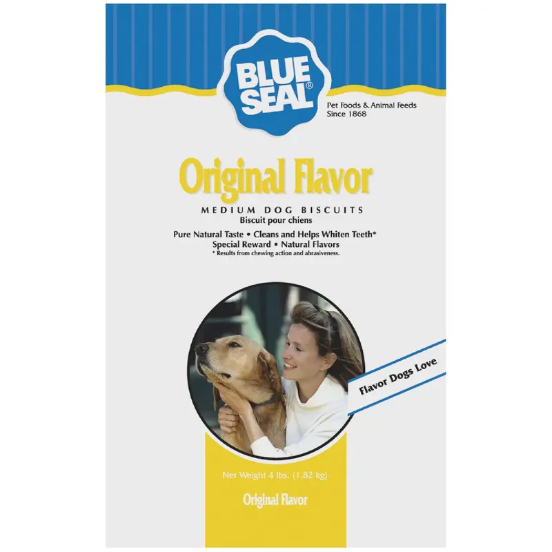 Kent Blue Seal Medium-Dog Treats – Original Crunchy Flavor, 4-Pound Bag 1