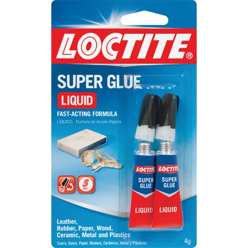Loctite Liquid Super Glue – 0.07 Oz Bottle, 2-Pack Assortment 1