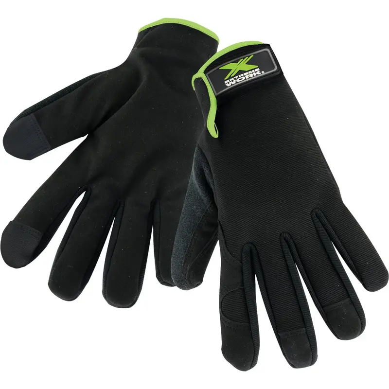 West Chester Extreme Work Gloves – Xl Synthetic Leather Palm, 2-Pack 1