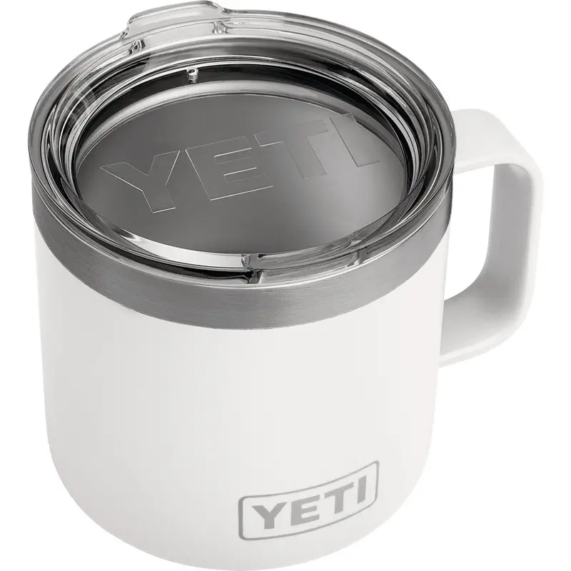 Yeti Rambler 14 Oz Vacuum-Insulated Stainless Steel Mug – Matte White 1