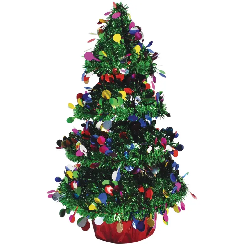 Youngcraft 14-Inch Pre-Lit Green 3D Christmas Tree With Stand 1
